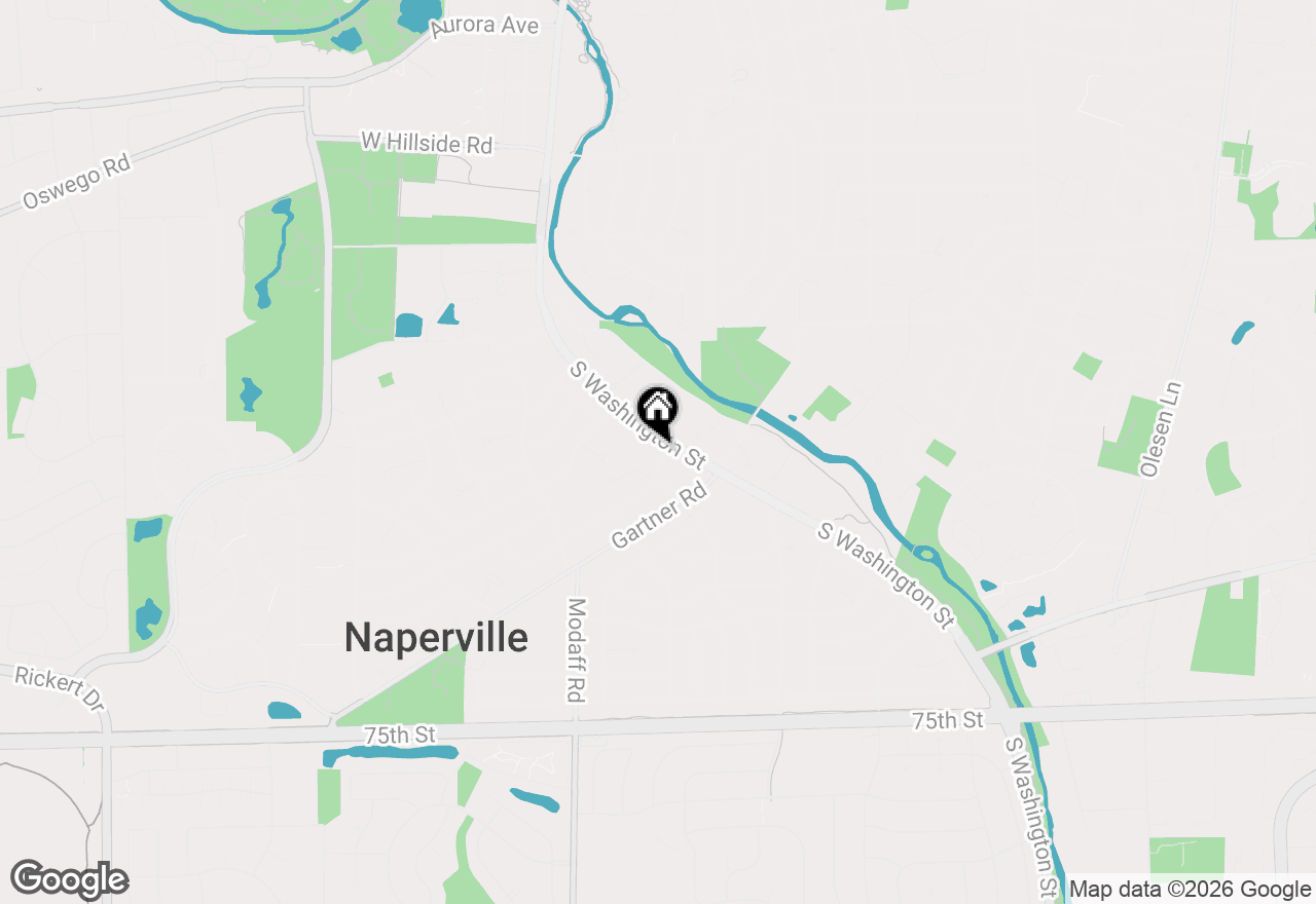 Map of 9 Sycamore Drive, Naperville, IL 60540