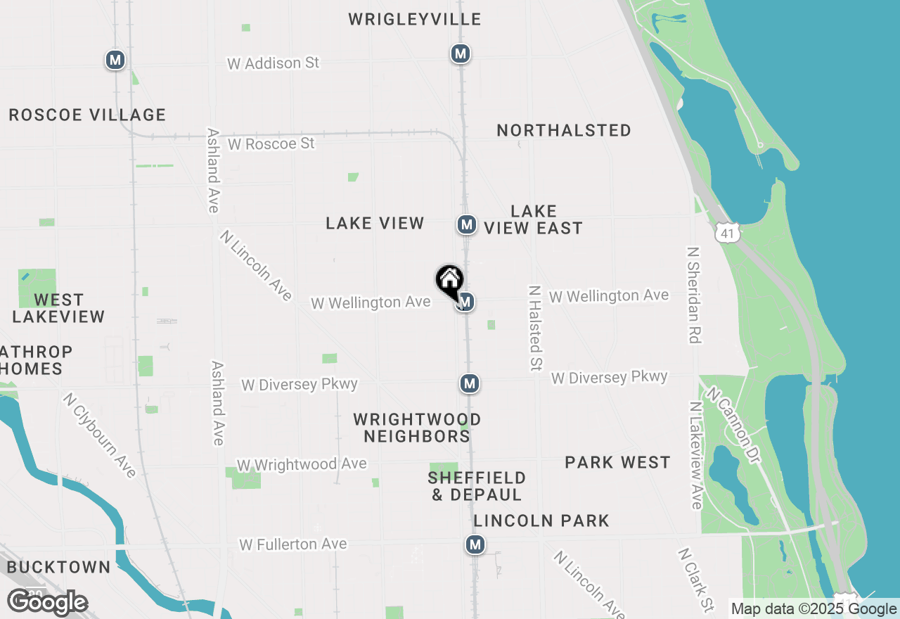 Map of 2946 N Sheffield Avenue #3N, Chicago, IL 60657