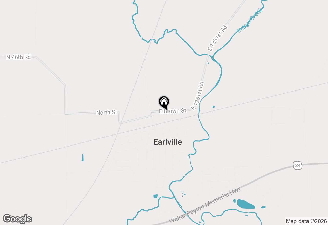 Map of 220 N East Street, Earlville, IL 60518