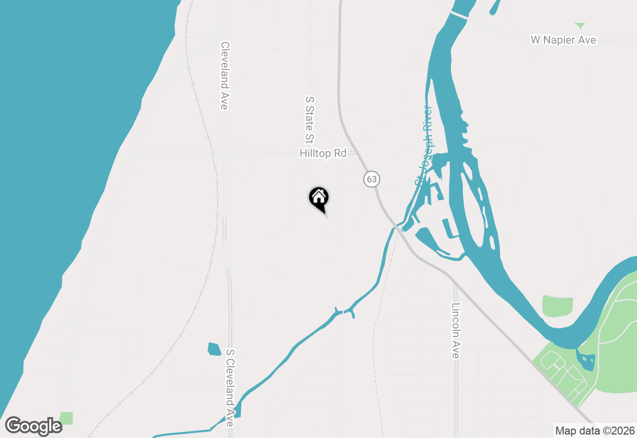 Map of 2400 Pine Hill Court, St. Joseph, MI 49085
