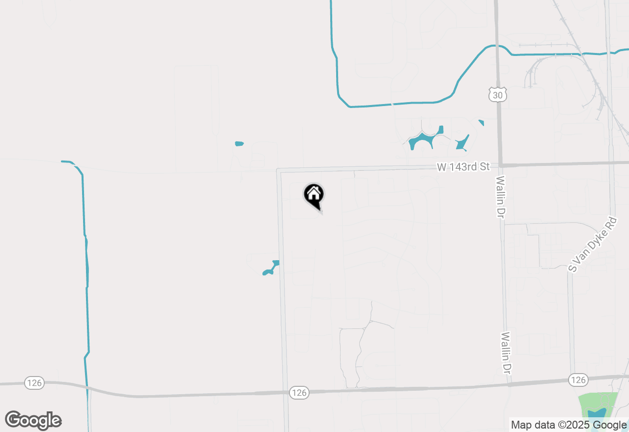 Map of 25446 W Alabaster Circle, Plainfield, IL 60544