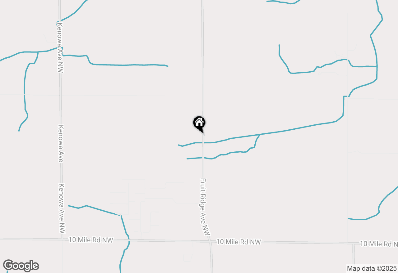 Map of 8945 Fruit Ridge Avenue Nw, Sparta, MI 49345