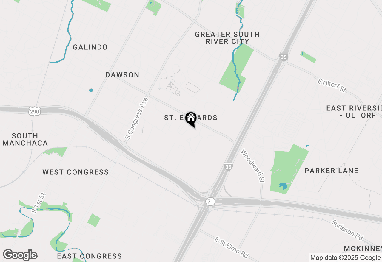 Map of 3460 Willowrun Dr #A, Austin, TX 78704