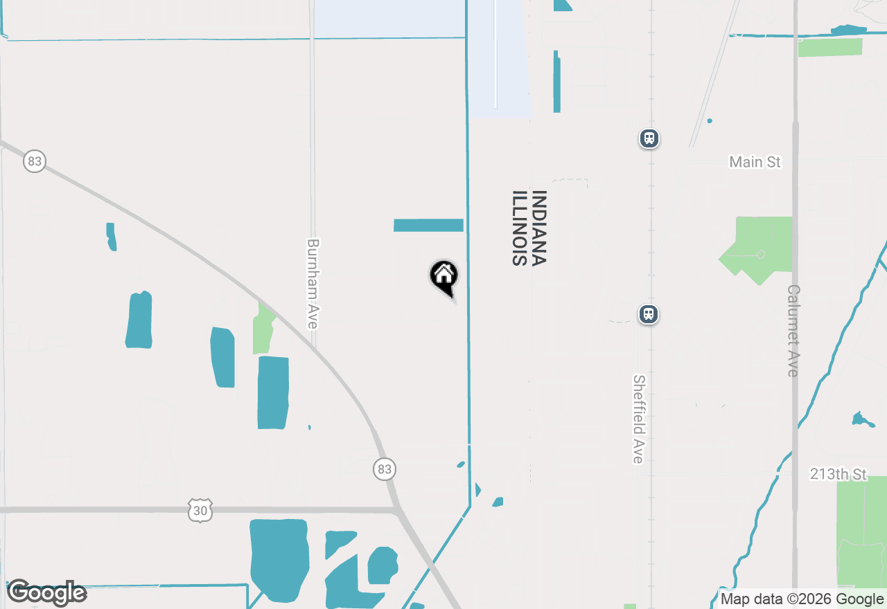Map of 20925 Dexter Street, Lynwood, IL 60411