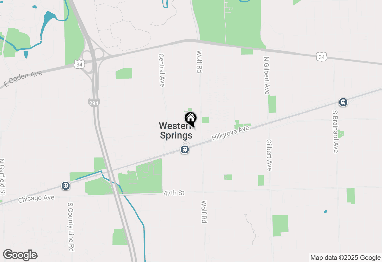 Map of 4338 Lawn Avenue, Western Springs, IL 60558