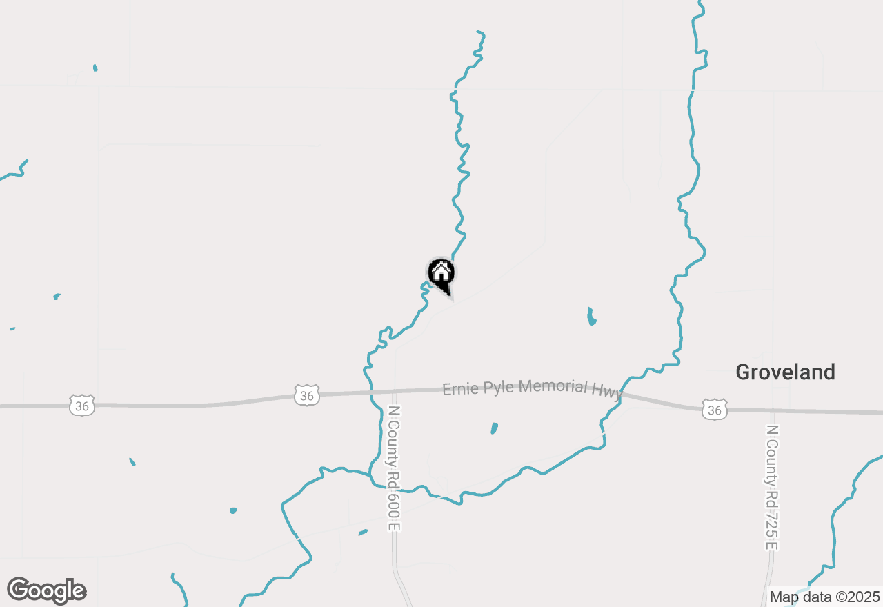 Map of 0000 N County Road 600 E, Bainbridge, IN 46105