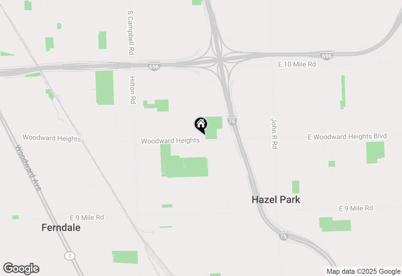 Map of 2251 Woodward Heights #202, Ferndale, MI 48220