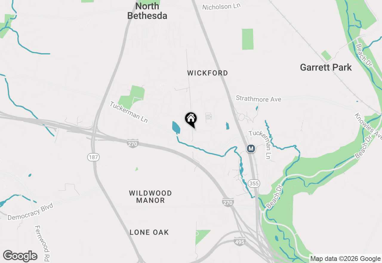 Map of 10717 Kings Riding Way #301, Rockville, MD 20852