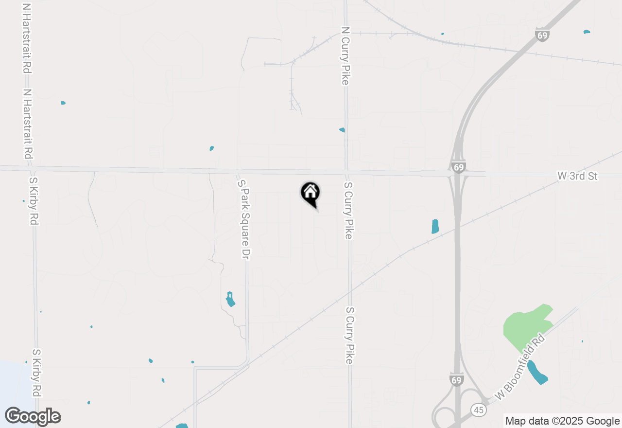 Map of 534 S Hickory Drive, Bloomington, IN 47403