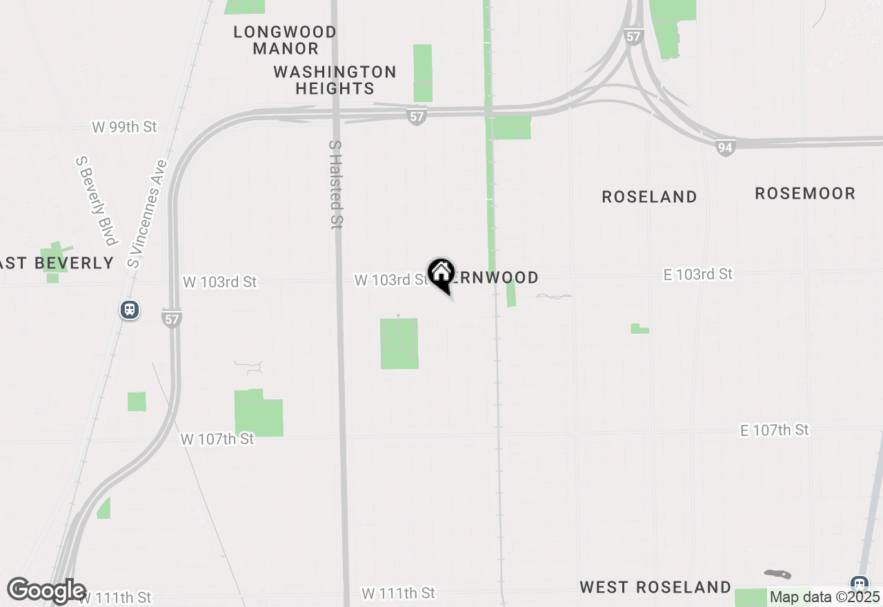 Map of 521 W 103rd Place, Chicago, IL 60628