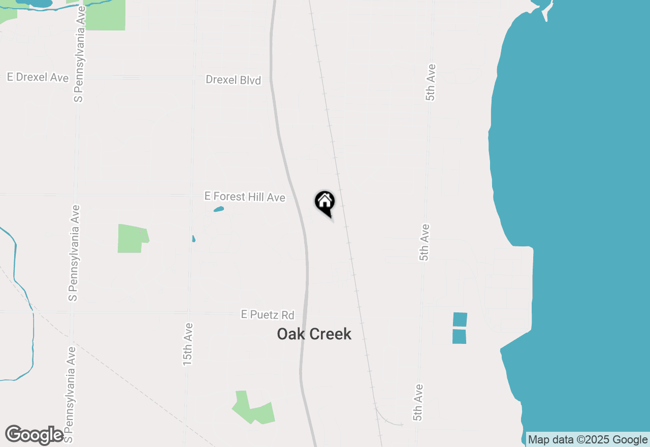 Map of 3651 E Barbara Ct #10, Oak Creek, WI 53154