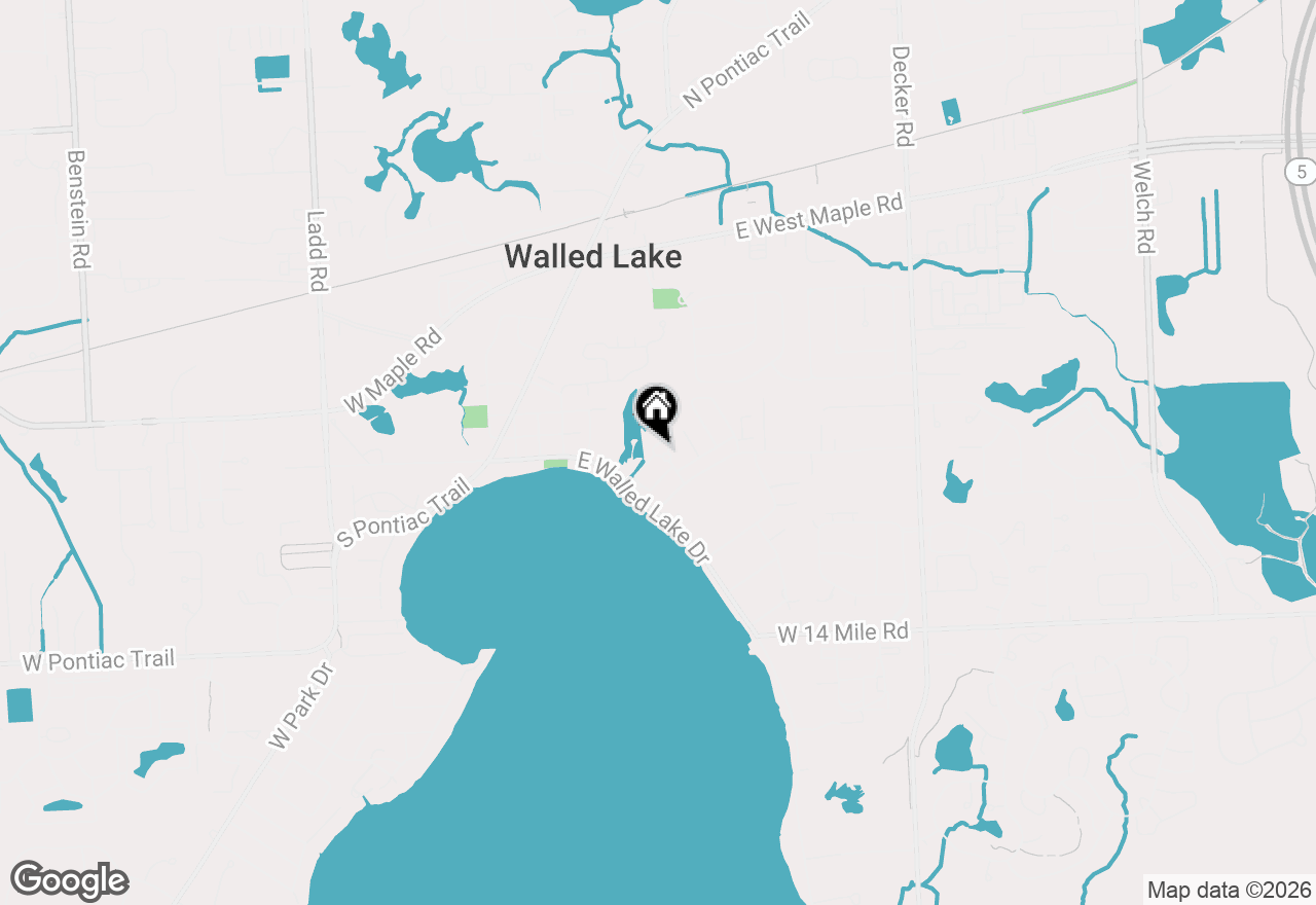 Map of 160 Club House Circle #57, Walled Lake, MI 48390