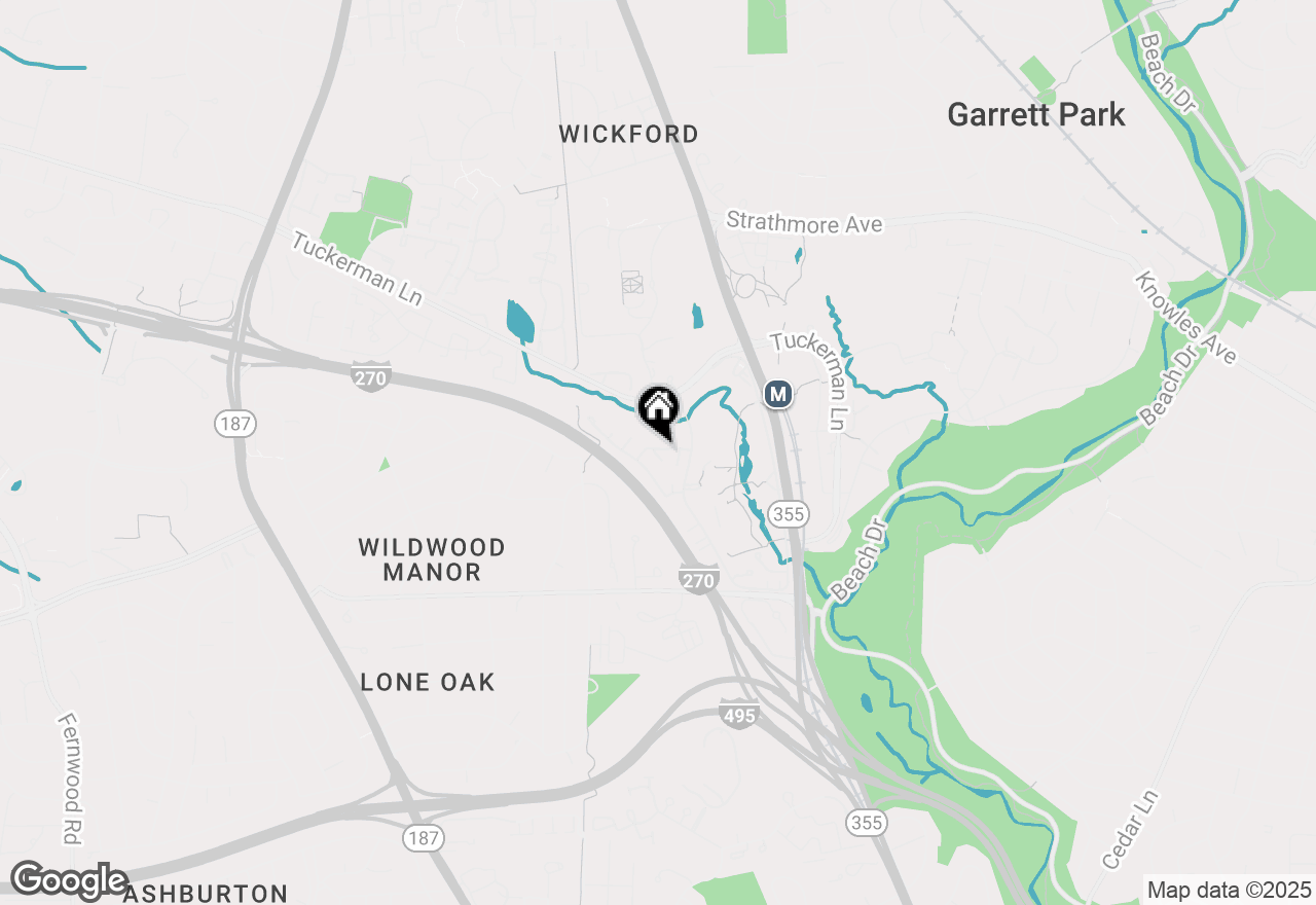 Map of 5439 Grove Ridge Way #112, Rockville, MD 20852