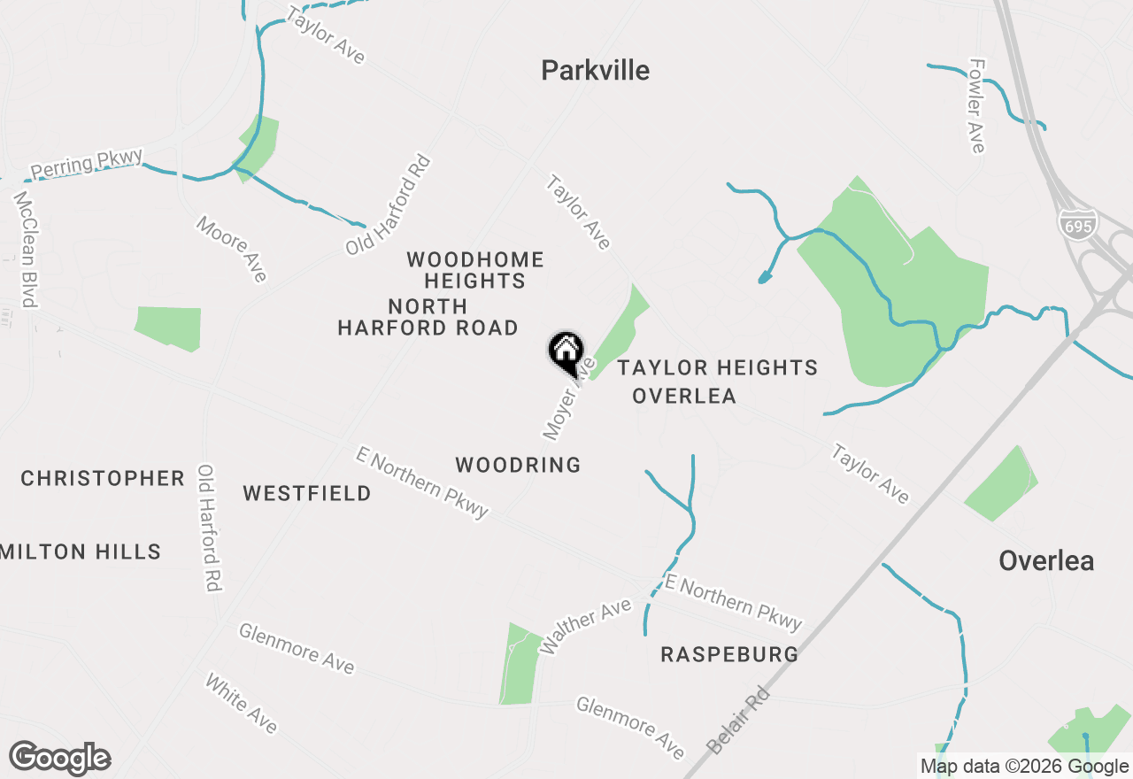 Map of 3225 Rosalie Avenue, Baltimore, MD 21234