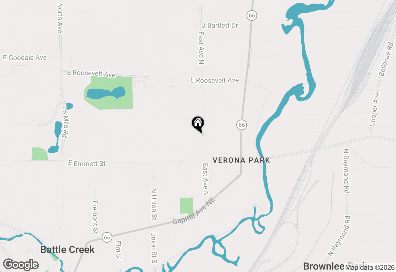 Map of 290 Laurel Drive, Battle Creek, MI 49017