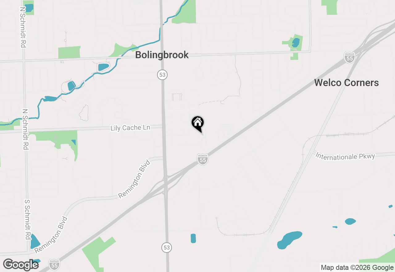 Map of 451 Yorkshire Square #451, Bolingbrook, IL 60440