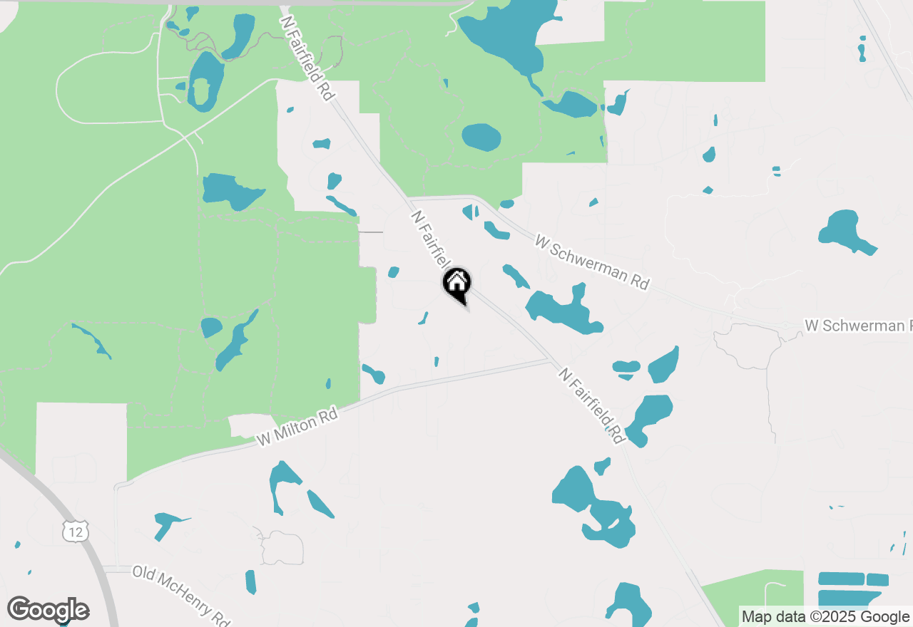 Map of (Address confidential), Wauconda, Illinois 60084