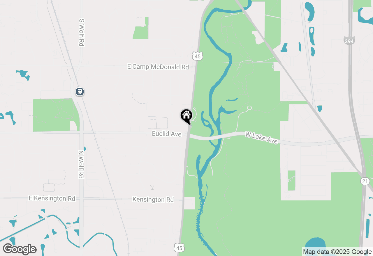 Map of 2019 E Chinkapin Oak Drive, Mount Prospect, IL 60056