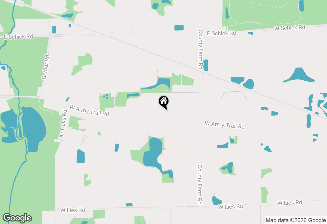 Map of 2058 Leeward Lane, Hanover Park, IL 60133