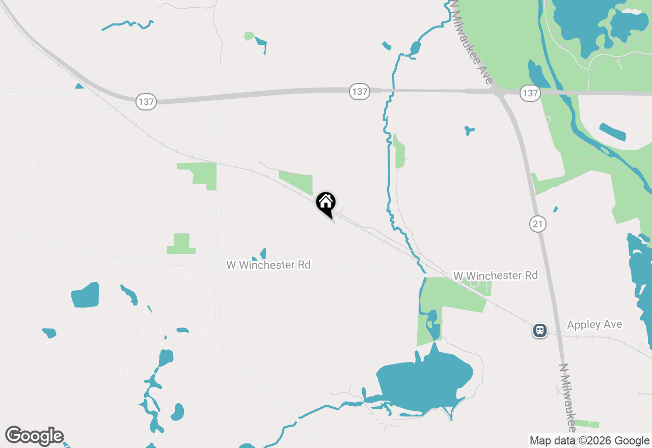 Map of 1207 Abbey Court, Libertyville, IL 60048