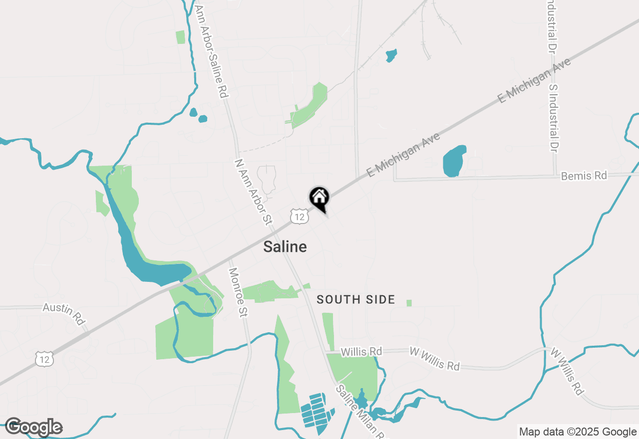 Map of 207 W Henry Street #2, Saline, MI 48176