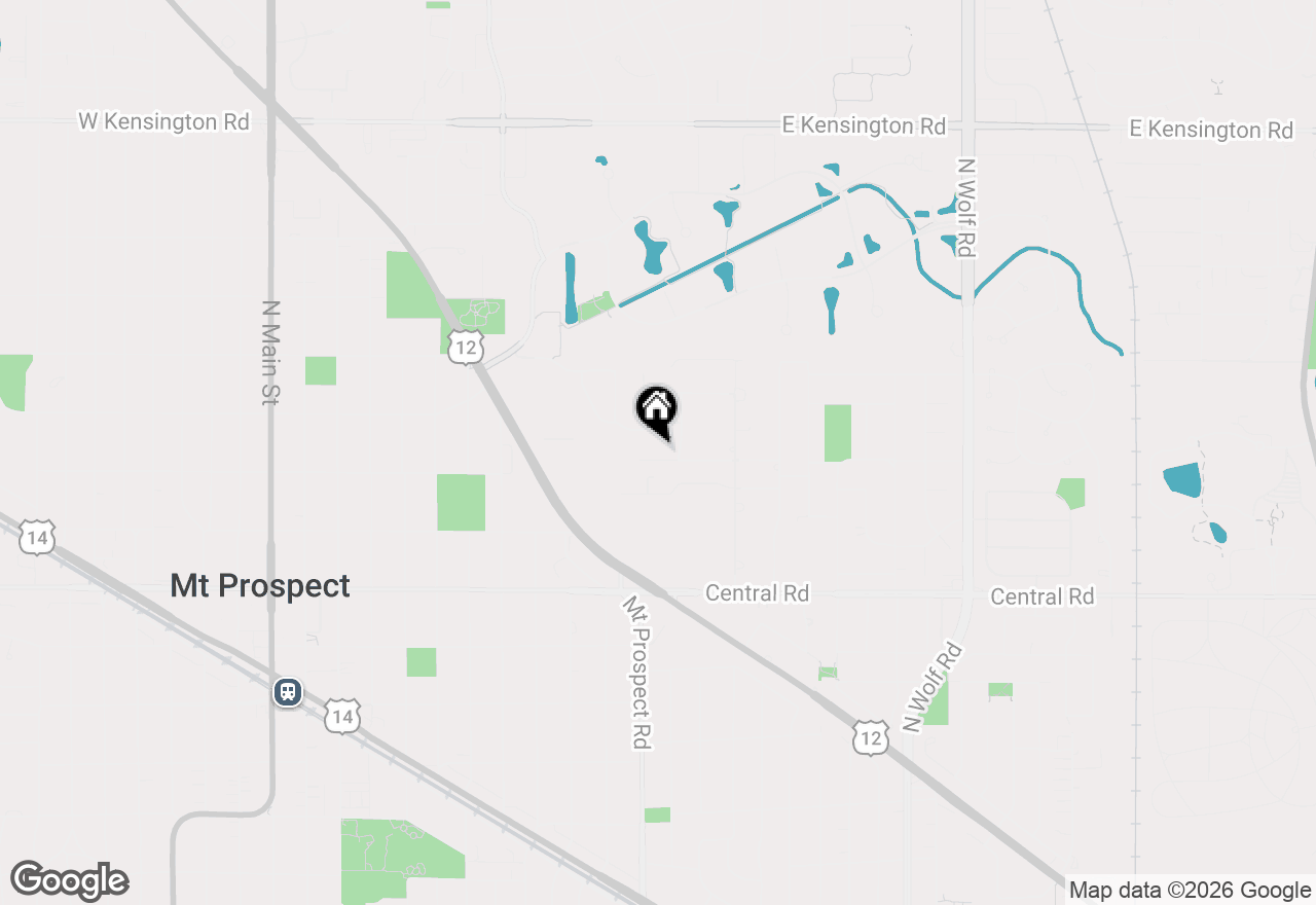 Map of 1000 E Ardyce Lane, Mount Prospect, IL 60056