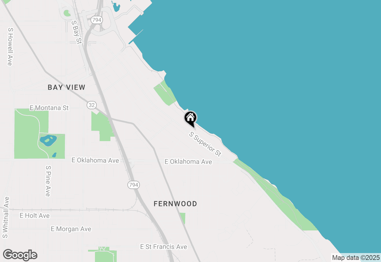 Map of 2964 S Superior St, Milwaukee, WI 53207