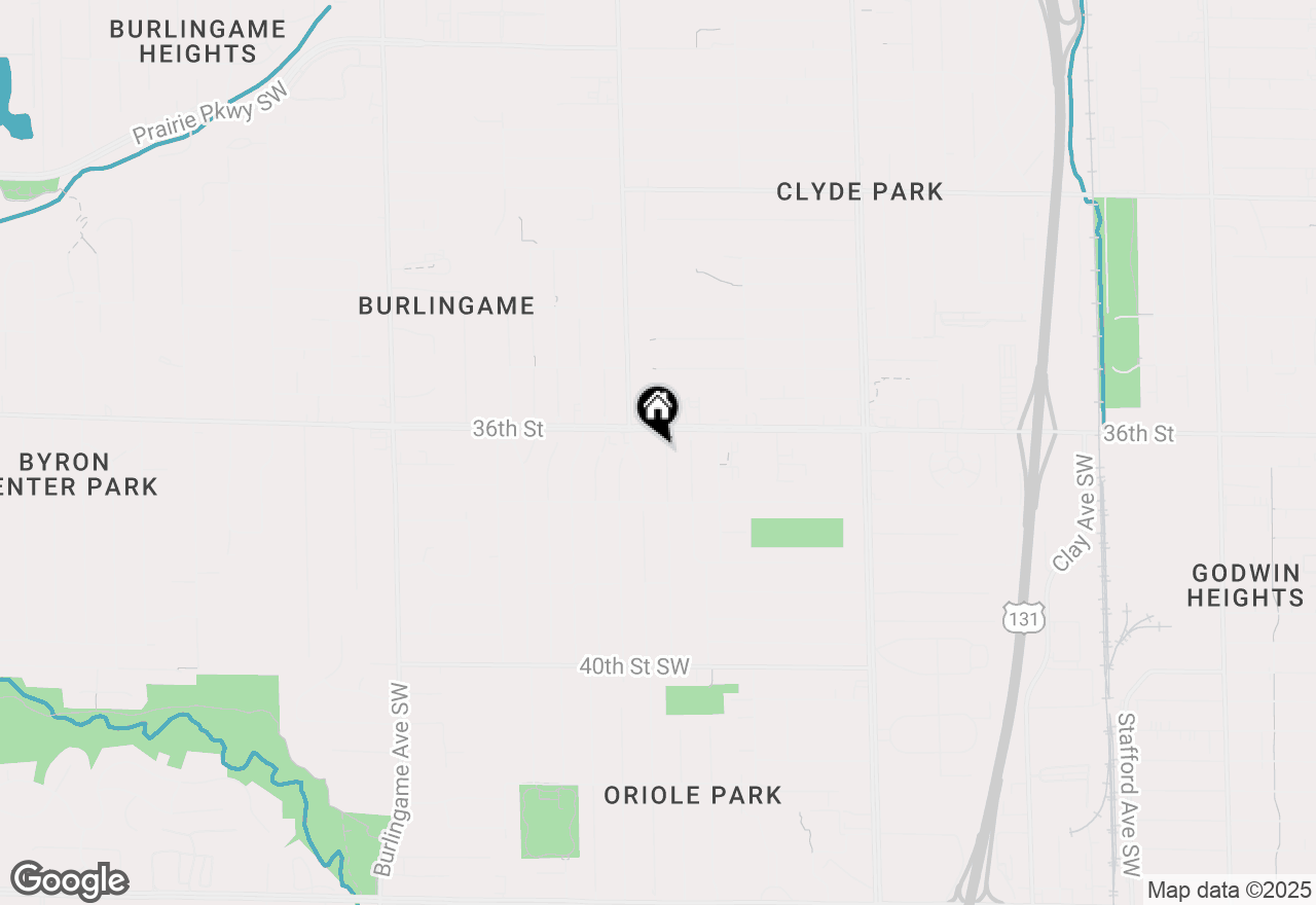 Map of 3611 Colby Avenue Sw, Wyoming, MI 49509