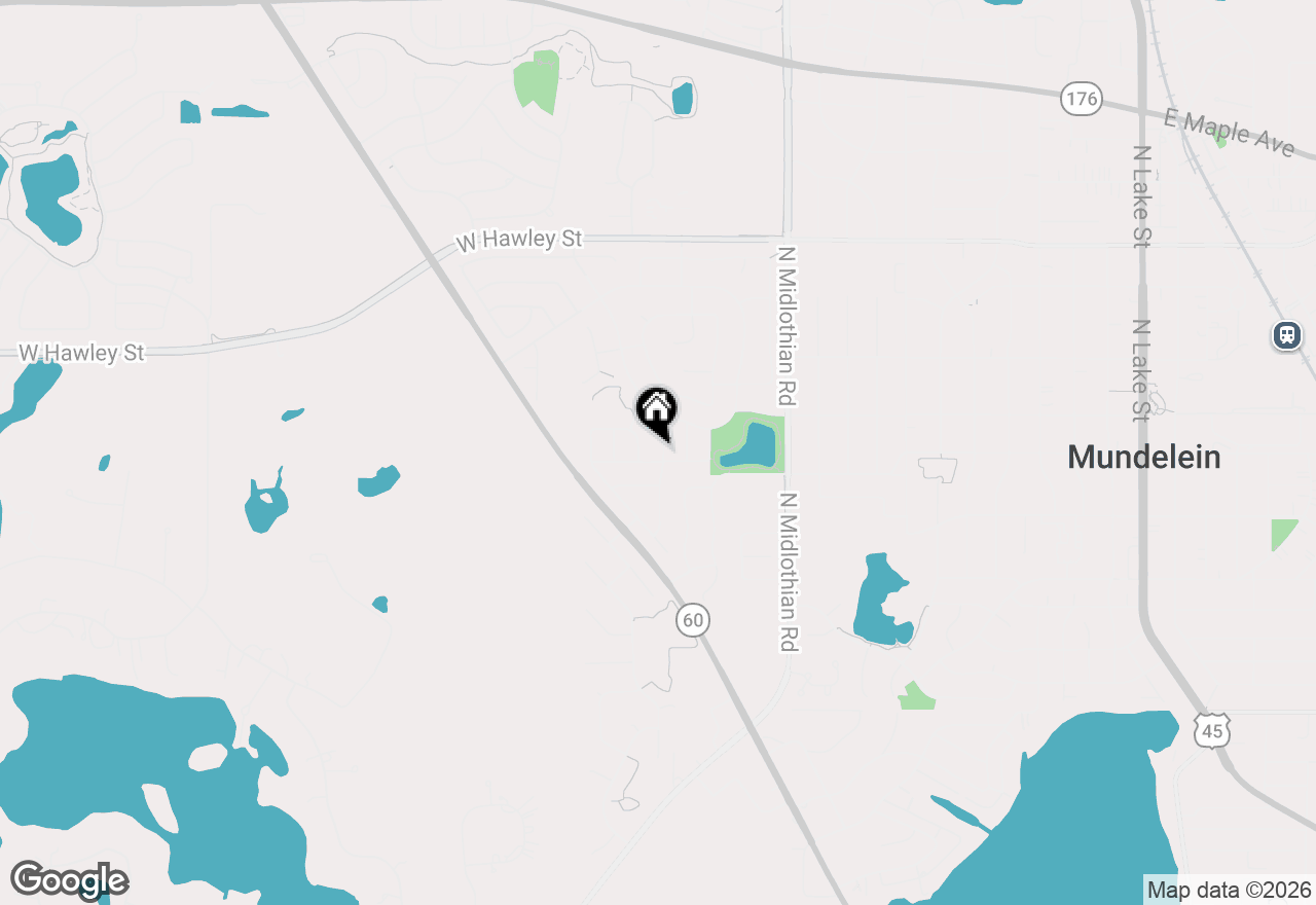 Map of 72 N Southport Drive, Mundelein, IL 60060