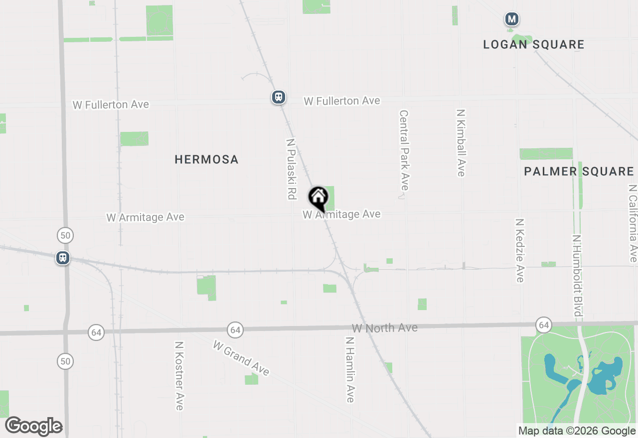 Map of 3903 W Armitage Avenue, Chicago, IL 60647