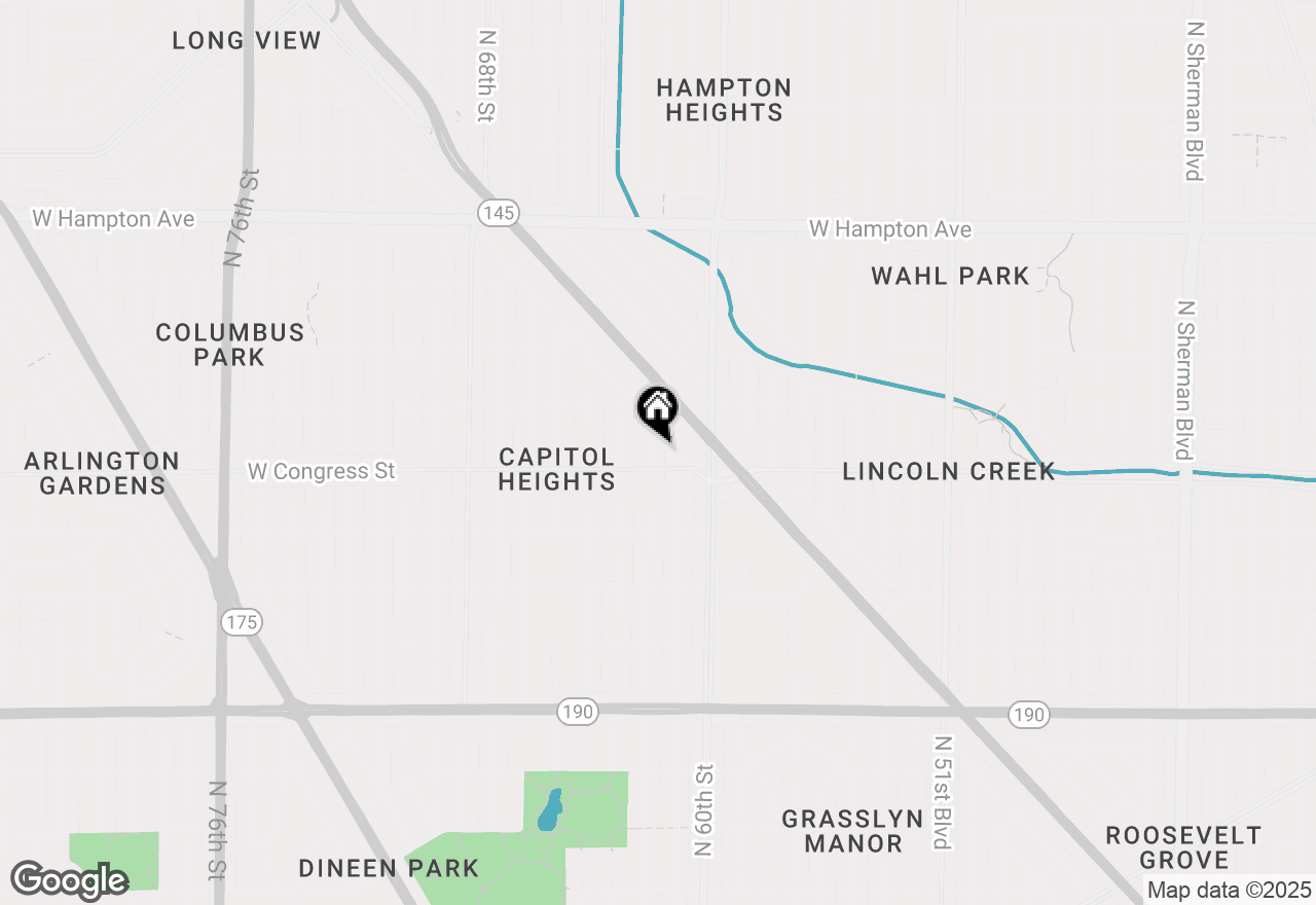 Map of 4416 N 62nd St, Milwaukee, WI 53218