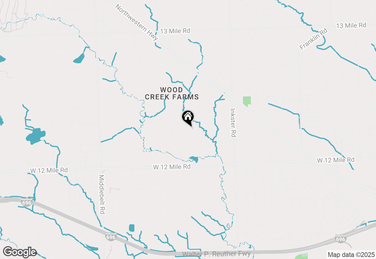 Map of 28043 New Bedford Drive, Farmington Hills, MI 48334