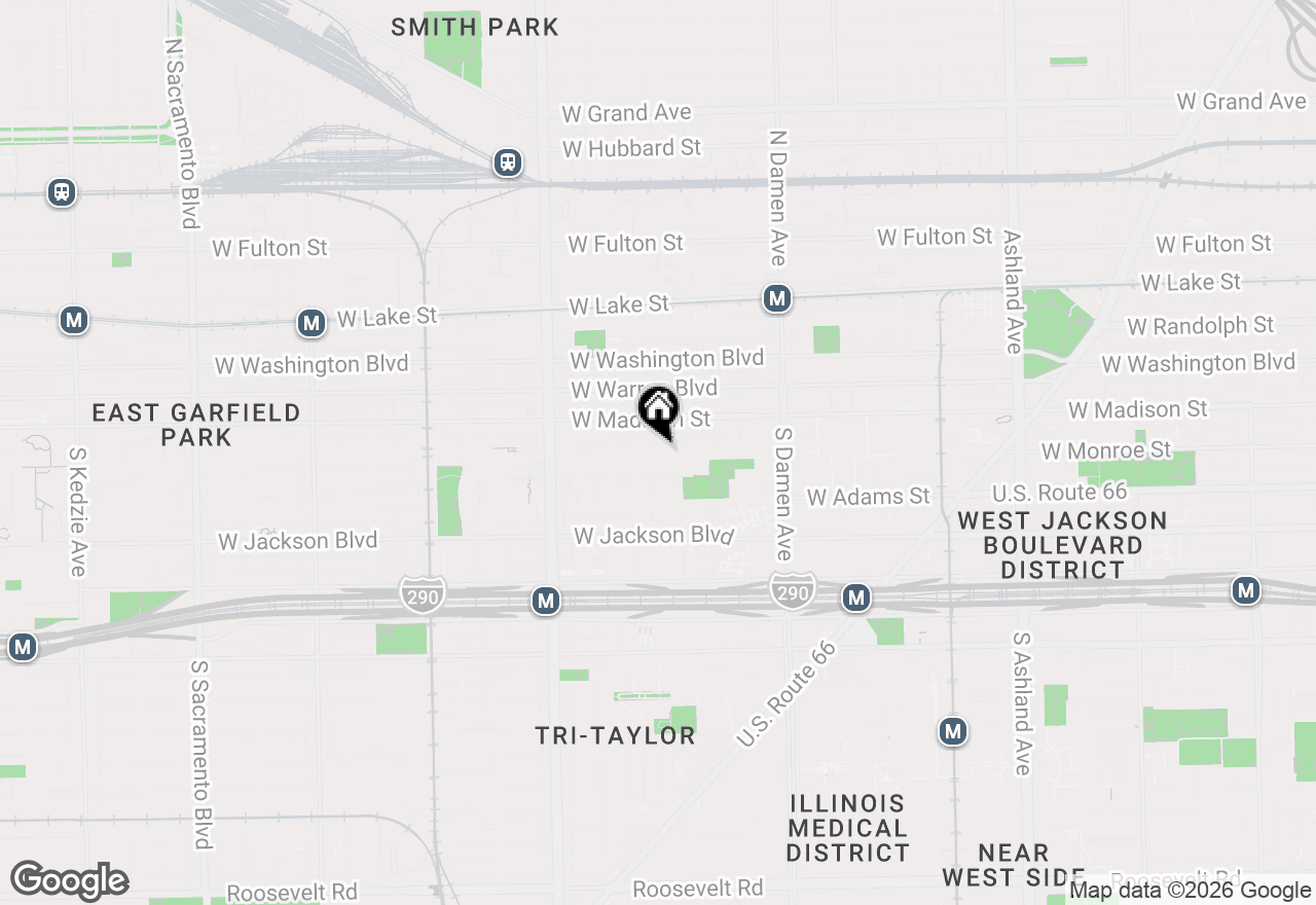 Map of 2206 W Monroe Street #2, Chicago, IL 60612