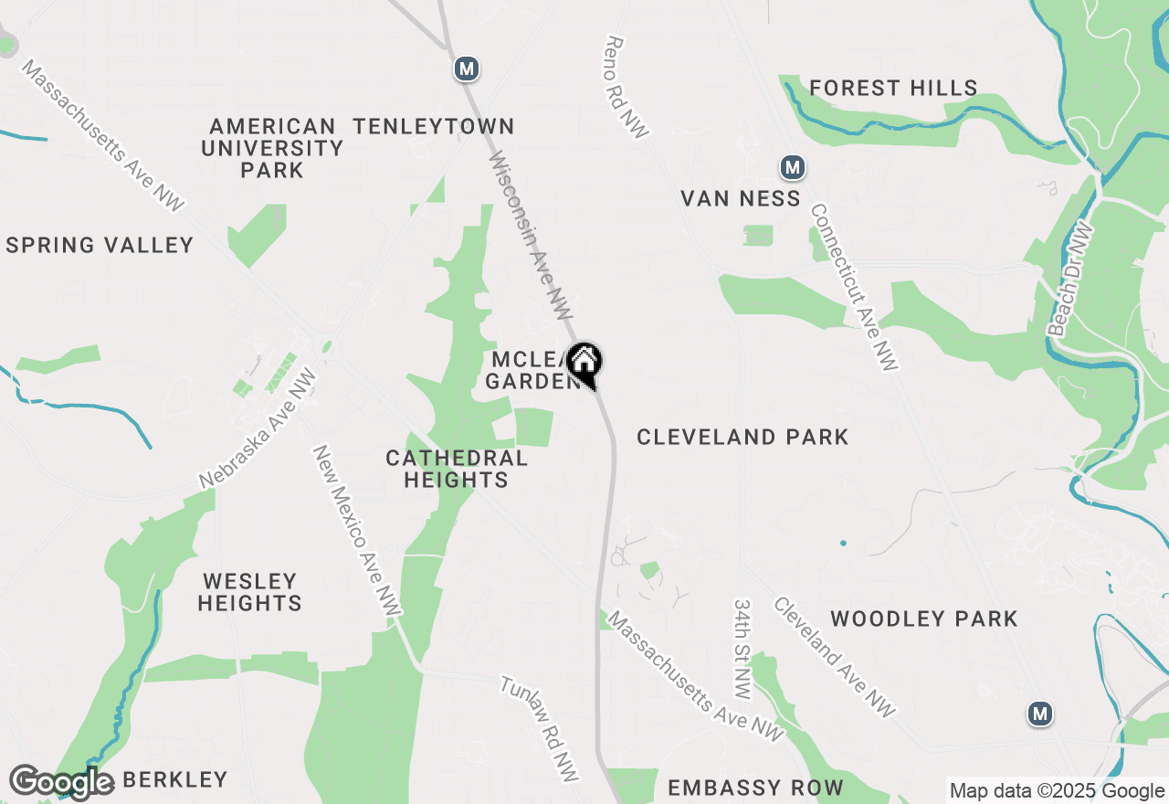 Map of 3401 38th Street Nw #1B-P17-102, Washington, DC 20016