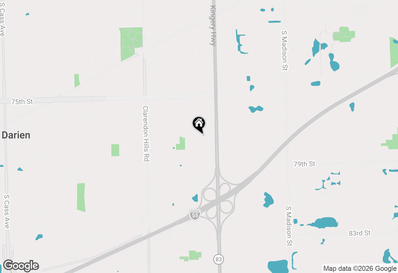Map of 7707 Virginia Court, Willowbrook, IL 60527