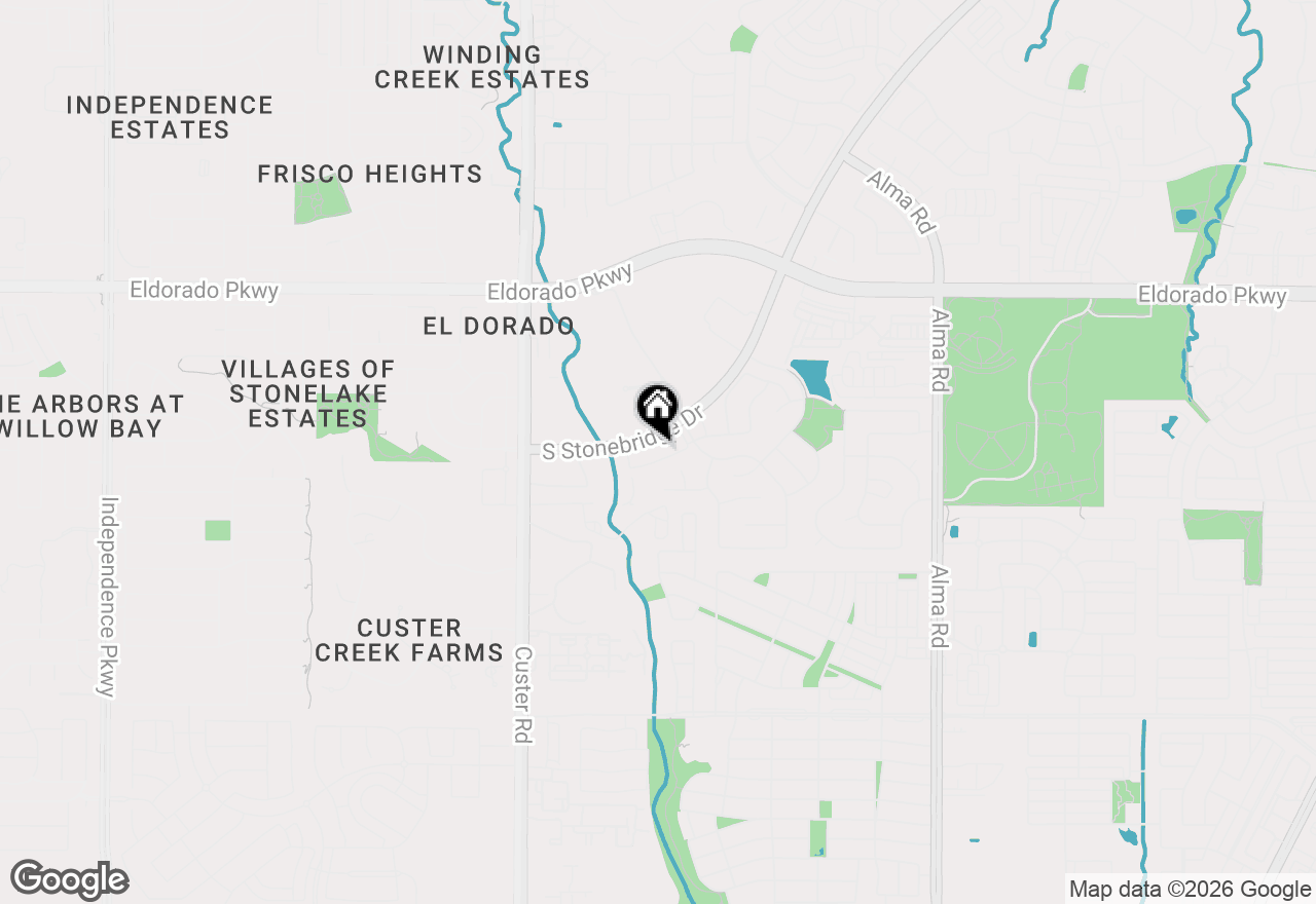 Map of 3721 S Stonebridge Drive #703, Mckinney, TX 75070