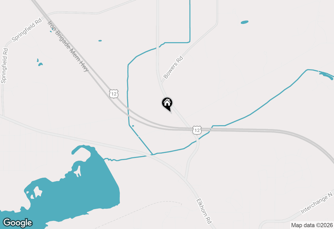 Map of W3046 Krueger Rd, Lake Geneva, WI 53147