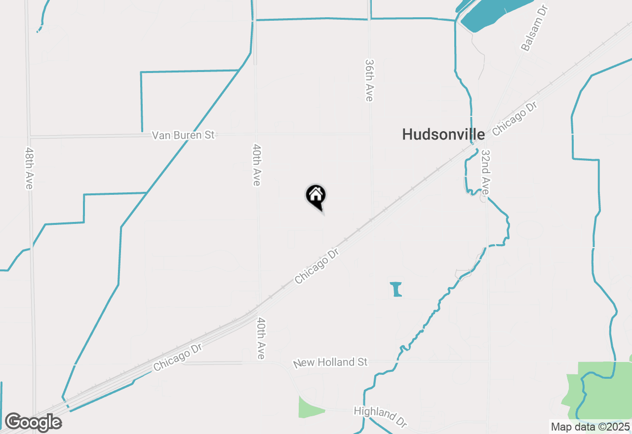 Map of 3824 Grant Street, Hudsonville, MI 49426