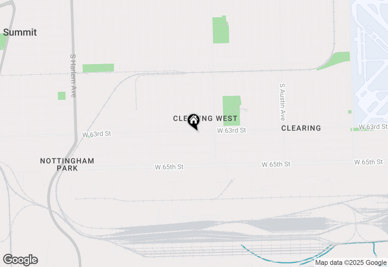 Map of 6515 W 63rd Street #1B, Chicago, IL 60638