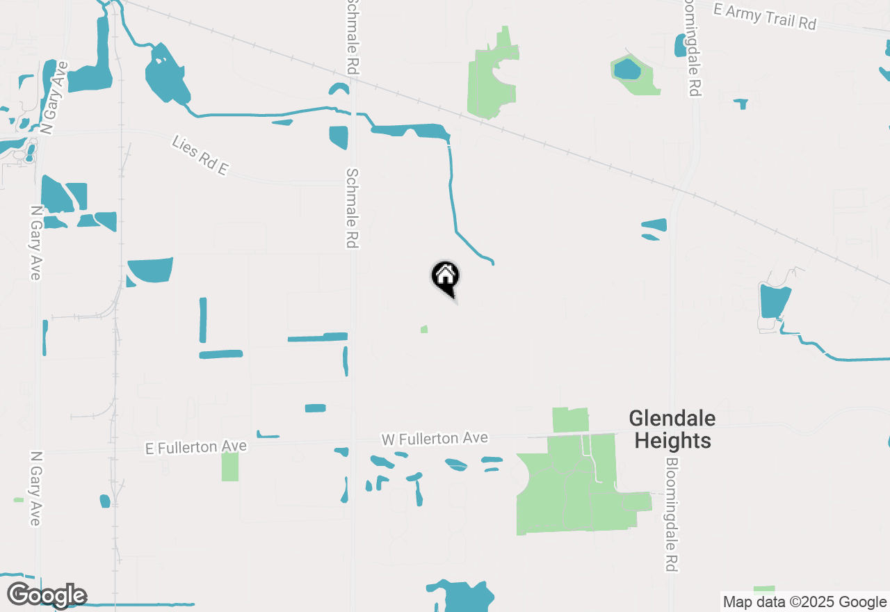 Map of 95 W Stevenson Drive, Glendale Heights, IL 60139