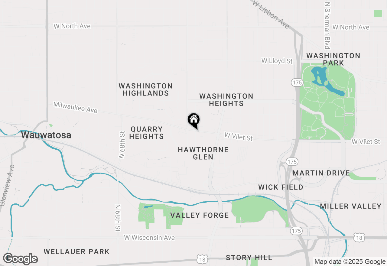 Map of 5901 W Vliet St #5903, Milwaukee, WI 53208