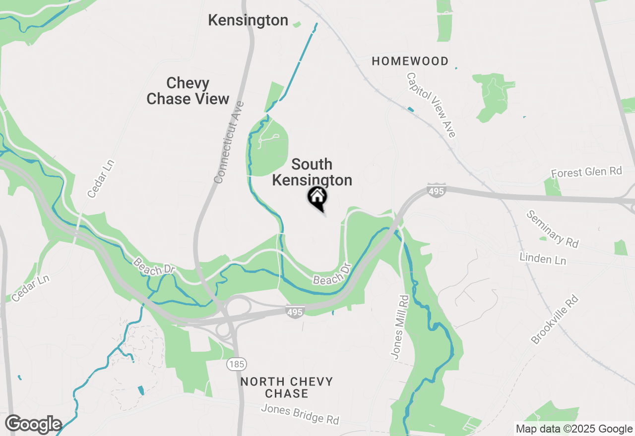Map of 9604 Old Spring Road, Kensington, MD 20895