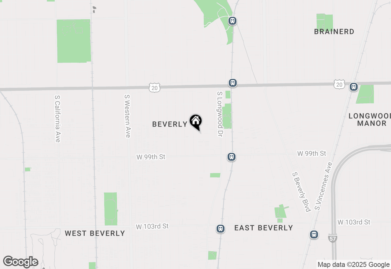 Map of 9746 S Damen Avenue, Chicago, IL 60643