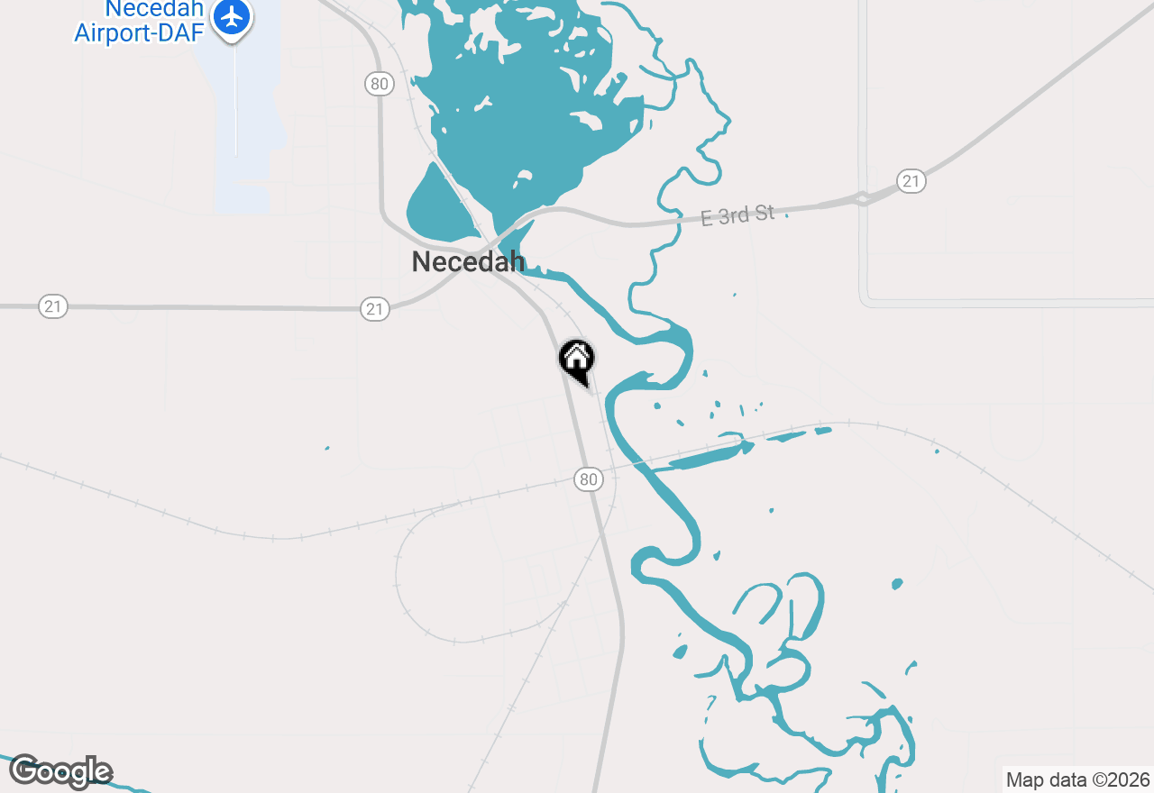Map of 502 S Main Street, Necedah, WI 54646