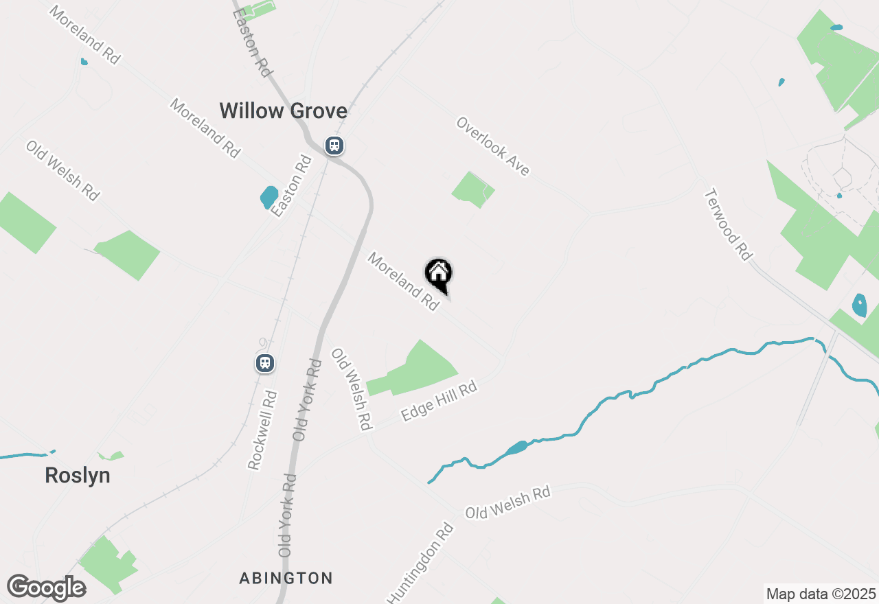 Map of 415 W Moreland Road, Willow Grove, PA 19090