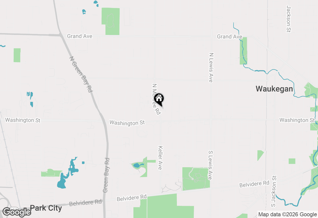 Map of 45 N Mcaree Road, Waukegan, IL 60085