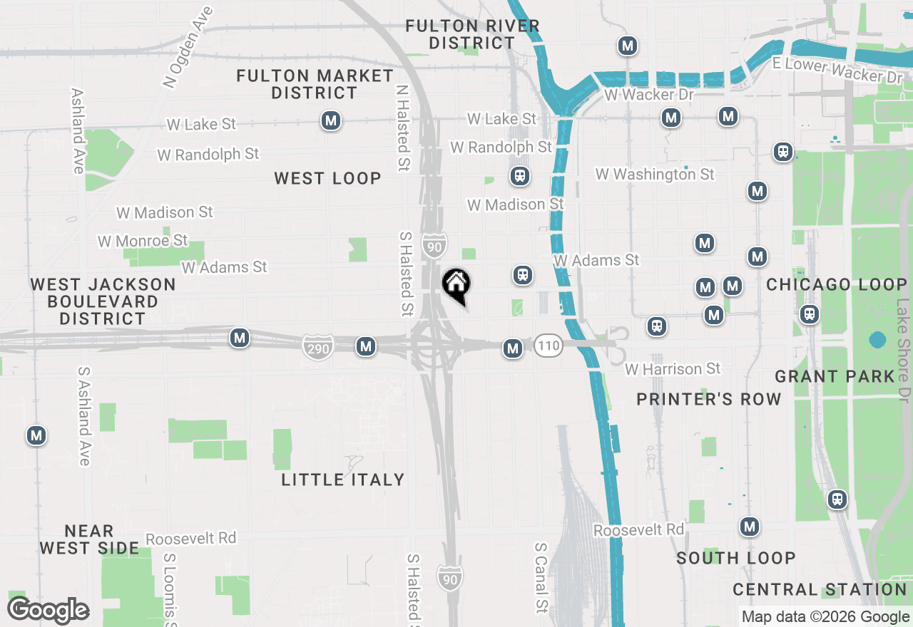 Map of 700 W Van Buren Street #801, Chicago, IL 60607