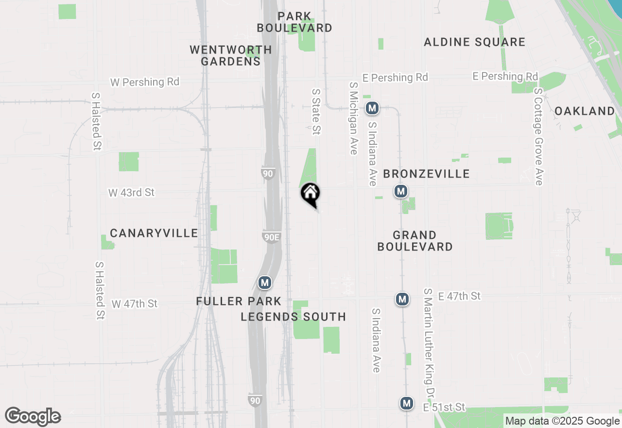 Map of 16 W 44th Street, Chicago, IL 60609