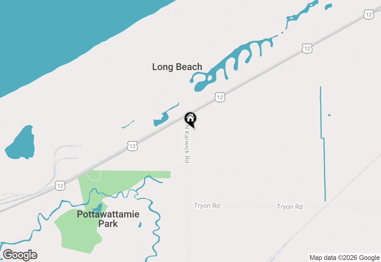 Map of 41 Karwick Glen Drive, Michigan City, IN 46360