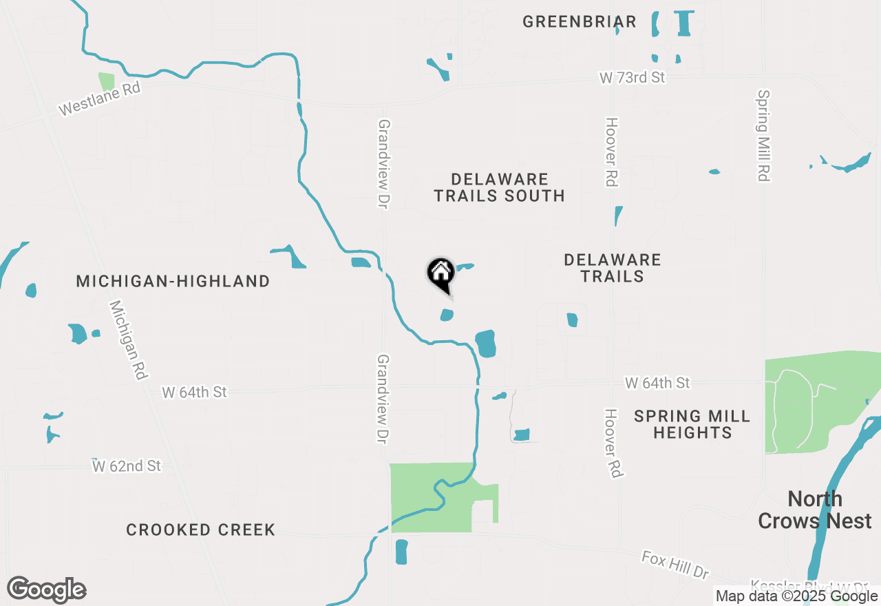 Map of 1437 Softwind Drive, Indianapolis, IN 46260
